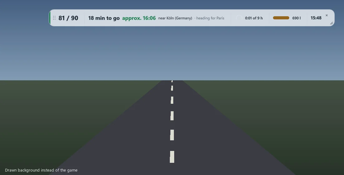 Overlay at size “Mini” with sample values, on a drawn background